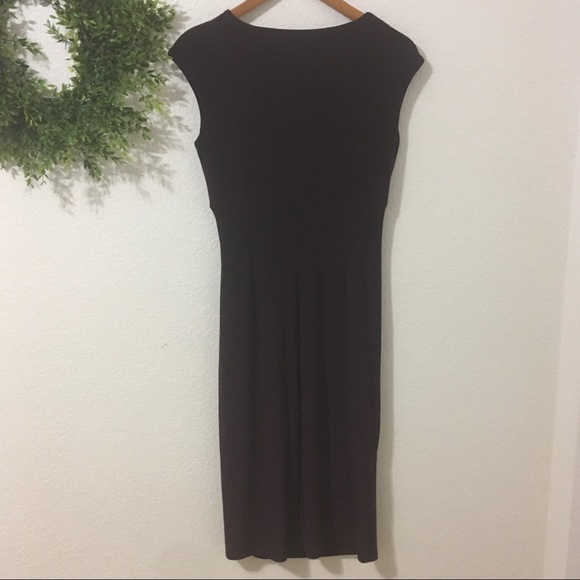 Lauren Ralph Lauren Ruched Purple Cocktail Dress - Picture 2 of 7